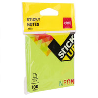 Deli EA02302 Sticky Notes 76×76 mm 100 sheets - Karout Online -Karout Online Shopping In lebanon - Karout Express Delivery 