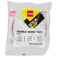 Deli E30405 Double Sided Tape 12mm x 10Y - Karout Online -Karout Online Shopping In lebanon - Karout Express Delivery 