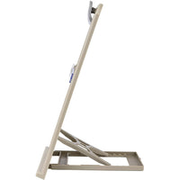 Deli E9258 HIPS Plastic Clip Board with ruler Reading Stand A4 Grey - Karout Online -Karout Online Shopping In lebanon - Karout Express Delivery 