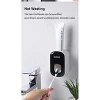 Shop Online Automatic Toothpaste Dispenser Toothpaste Squeezer Wall Mount Holder / KC22-57 - Karout Online Shopping In lebanon