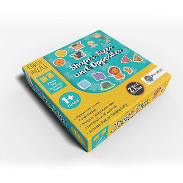 Popcorn Games & Puzzles Shapes, Sizes & Opposites - Karout Online -Karout Online Shopping In lebanon - Karout Express Delivery 