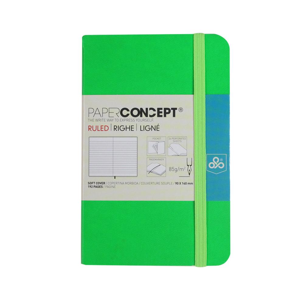 OPP Paperconcept Executive Notebook PU Fluo Soft Cover Lined / 9×14 cm - Karout Online -Karout Online Shopping In lebanon - Karout Express Delivery 