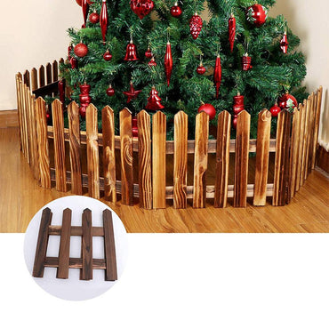 Christmas Outdoor Wood Fence 160 x 30 cm / C-252 - Karout Online -Karout Online Shopping In lebanon - Karout Express Delivery 