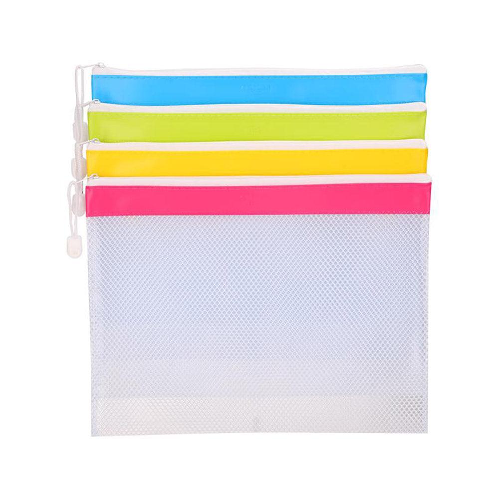Deli EF45102 Zip Bag A4 - Karout Online -Karout Online Shopping In lebanon - Karout Express Delivery 