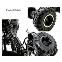 Flytec 6026 1/12 2.4G Alloy Body Shell Rock Crawler RC Car.