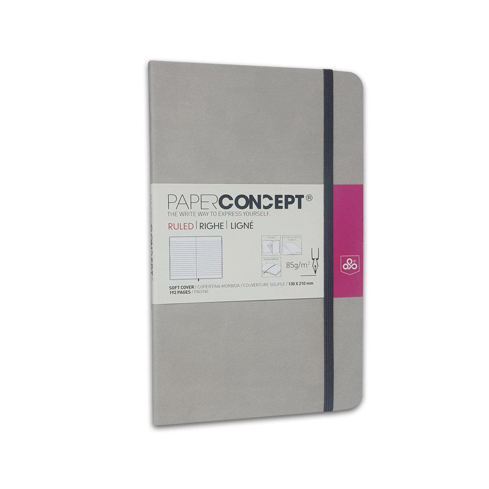 OPP Paperconcept Executive Notebook PU Pastel Soft Cover Line / 13×21 cm - Karout Online -Karout Online Shopping In lebanon - Karout Express Delivery 