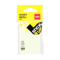Deli EA01202 Sticky Notes 76×51mm 100 sheets - Karout Online -Karout Online Shopping In lebanon - Karout Express Delivery 
