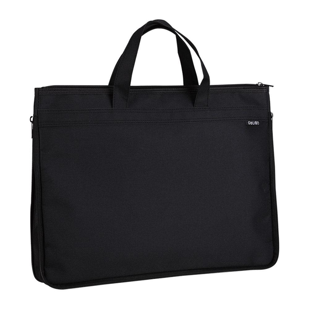 Deli EB55122 Handbag A4 Black - Karout Online -Karout Online Shopping In lebanon - Karout Express Delivery 