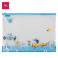 Deli EZ70202 Zip Bag A4 - Karout Online -Karout Online Shopping In lebanon - Karout Express Delivery 