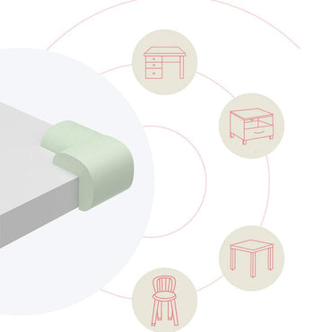 L-Shaped Anti-Collision Angle 4 Pieces / 22FK043 - Karout Online -Karout Online Shopping In lebanon - Karout Express Delivery 