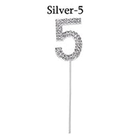 Number Cake Topper Glitter
