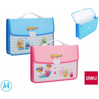 Deli EZ60002 Expanding File A4 - 2 pockets - Karout Online -Karout Online Shopping In lebanon - Karout Express Delivery 