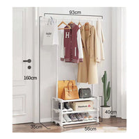 (Net) Single Pole Shoe and Hat Rack 3 Layers Easy To Assemble Coat Rack Shelf Shoe Racks With Shoe Storage Bench Sundry Goods Shelves / 8603 / 850075