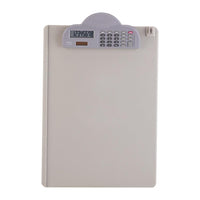 Deli E9259 Clip Board With Calculator A4 GREY - Karout Online -Karout Online Shopping In lebanon - Karout Express Delivery 