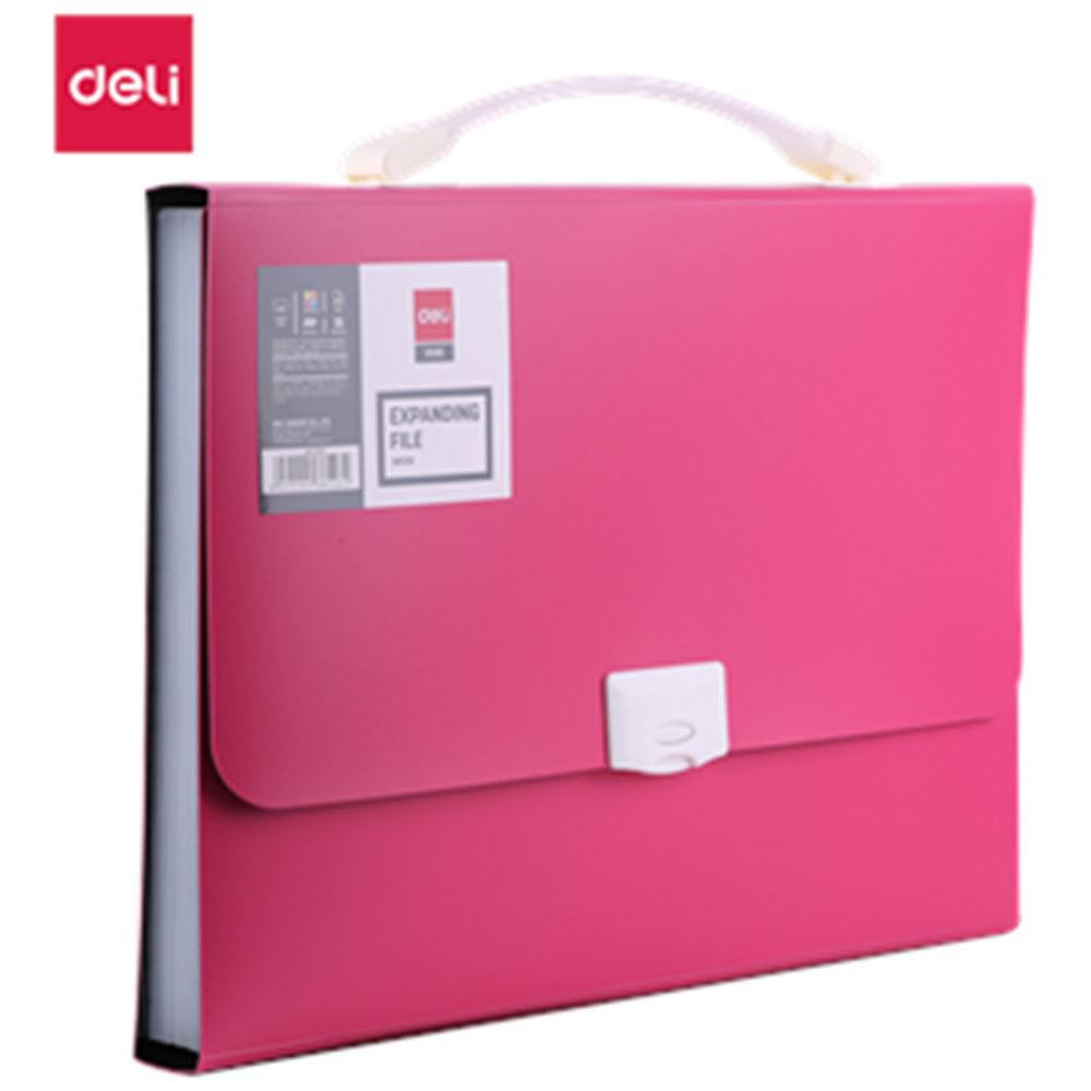 Deli E38126 A4 Expanding File 13 pockets - Karout Online -Karout Online Shopping In lebanon - Karout Express Delivery 