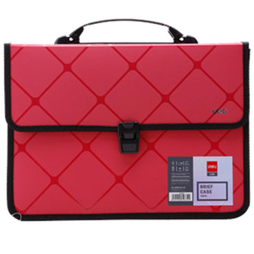 Deli E39634 Cube Brief Case with Handle A4 - Karout Online -Karout Online Shopping In lebanon - Karout Express Delivery 