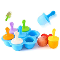 7 Cavity Silicone Mini Ice Popsicle Mold / 22FK069 - Karout Online -Karout Online Shopping In lebanon - Karout Express Delivery 