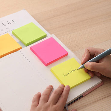 Deli EA02302 Sticky Notes 76×76 mm 100 sheets - Karout Online -Karout Online Shopping In lebanon - Karout Express Delivery 