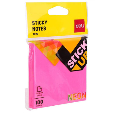 Deli EA02302 Sticky Notes 76×76 mm 100 sheets - Karout Online -Karout Online Shopping In lebanon - Karout Express Delivery 
