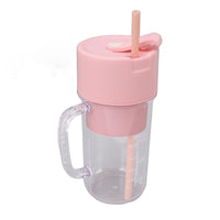 (Net) Straw Type, Juicing Cup, Portable Mini Juicer Straw Cup USB Rechargeable Electric Juicer Fruit Milkshake Blender / HP-08