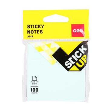 Deli EA01302 Sticky Notes 76×76 mm 100 sheets - Karout Online -Karout Online Shopping In lebanon - Karout Express Delivery 