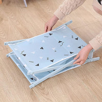 Multifunctional Storage Basket Foldable Dirty Clothes Basket Multicolor Laundry Stool, Storage