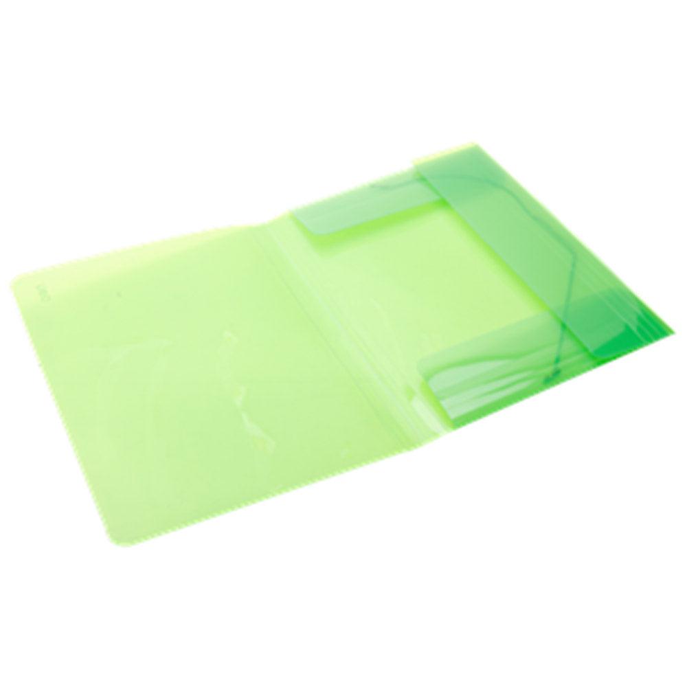 Deli E39504 3-Flap Elastic Folder A4 - Karout Online -Karout Online Shopping In lebanon - Karout Express Delivery 