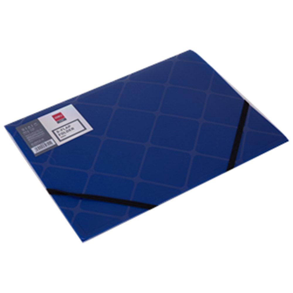 Deli E39621 3-Flap Elastic Folder A4 - Karout Online -Karout Online Shopping In lebanon - Karout Express Delivery 