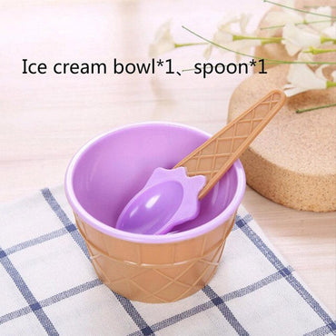 Colorful Baby Food Bowl and Spoon Set / KC22-91 - Karout Online -Karout Online Shopping In lebanon - Karout Express Delivery 