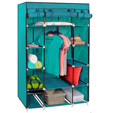 (Net) HCX Storage Wardrobe Portable Closet Organizer Wardrobe Storage Organizer with 10 Shelves Quick and Easy to Assemble Extra Space / 68150