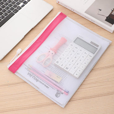 Deli EF45102 Zip Bag A4 - Karout Online -Karout Online Shopping In lebanon - Karout Express Delivery 