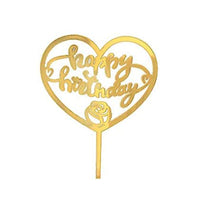 Cake Topper Acrylic 1 Pc