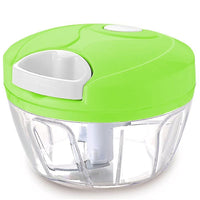 (Net) Easy Spin Quick Cutter - Vegetable Fruit Nut Onion Chopper, Hand Meat Grinder Mixer Food Processor Food Processer, Choppers, Chopper Vegetable Cutter, Vegetable Tools / 7413