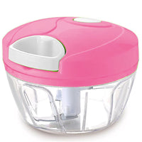 (Net) Easy Spin Quick Cutter - Vegetable Fruit Nut Onion Chopper, Hand Meat Grinder Mixer Food Processor Food Processer, Choppers, Chopper Vegetable Cutter, Vegetable Tools / 7413