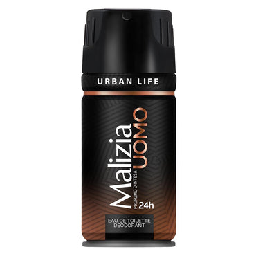 Malizia Uomo Deodorant Urban Life 200 ml - Karout Online -Karout Online Shopping In lebanon - Karout Express Delivery 