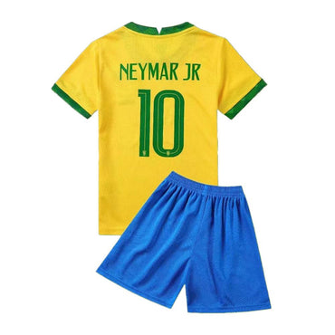 World Cup Football Brazil Team Kids Costume Set / WD-152BR - Karout Online -Karout Online Shopping In lebanon - Karout Express Delivery 