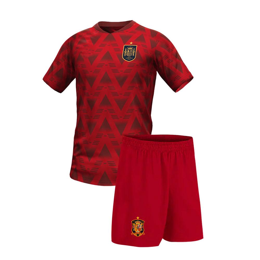 World cup Kids Football Spain team Costume Set - Karout Online -Karout Online Shopping In lebanon - Karout Express Delivery 