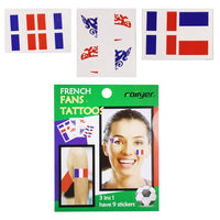 World Cup Fans Tattoo 3 in 1 Have 9 Stickers  / WD-71 - Karout Online -Karout Online Shopping In lebanon - Karout Express Delivery 
