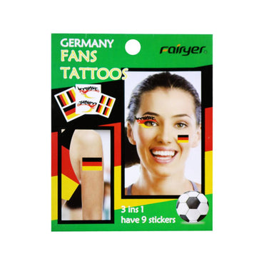 World Cup Fans Tattoo 3 in 1 Have 9 Stickers  / WD-71 - Karout Online -Karout Online Shopping In lebanon - Karout Express Delivery 