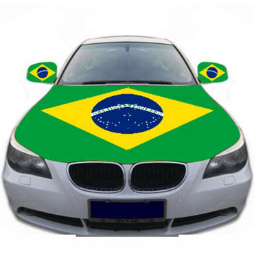 World Cup Brazil Flag Car Engine Hood Cover / 79524 - Karout Online -Karout Online Shopping In lebanon - Karout Express Delivery 
