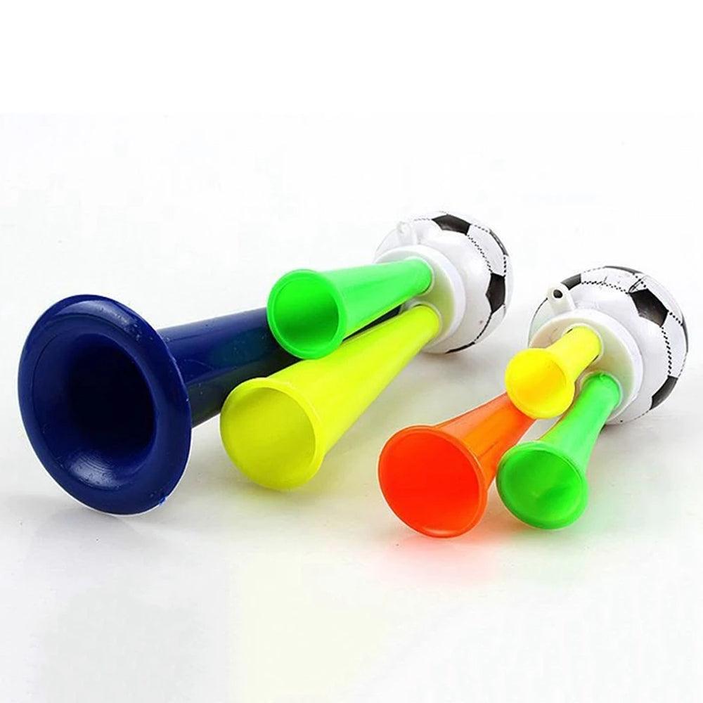 World Cup Plastic Three Tone Soccer Horn 4.5 x 21.5 cm / 207033 - Karout Online -Karout Online Shopping In lebanon - Karout Express Delivery 