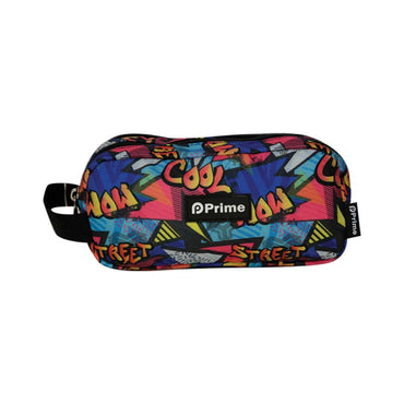 Prime 8.5 Inch PENCIL CASE - 2 ZIPPERS.