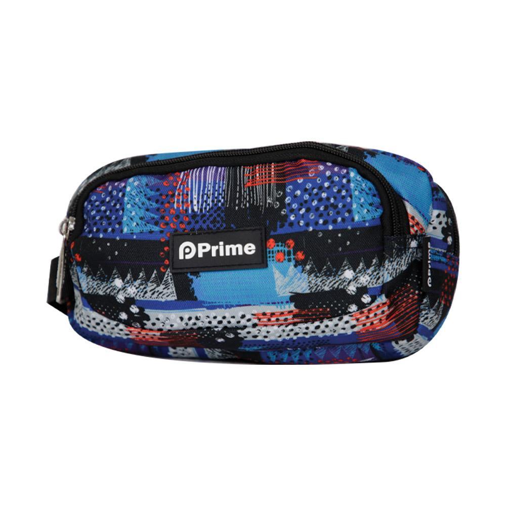 Prime 8.5 Inches Pencil Case - 3 Zippers.