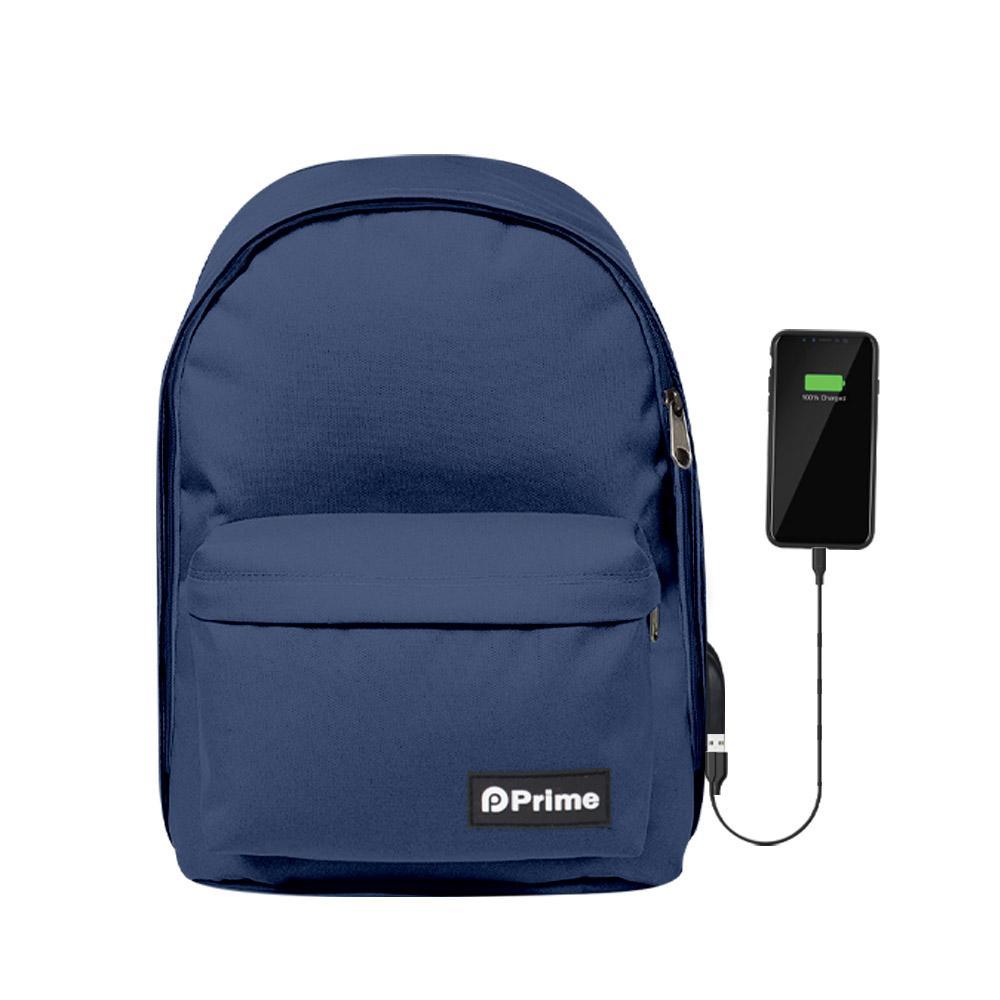Prime 17 Inch BACKPACK WITH USB PORT.