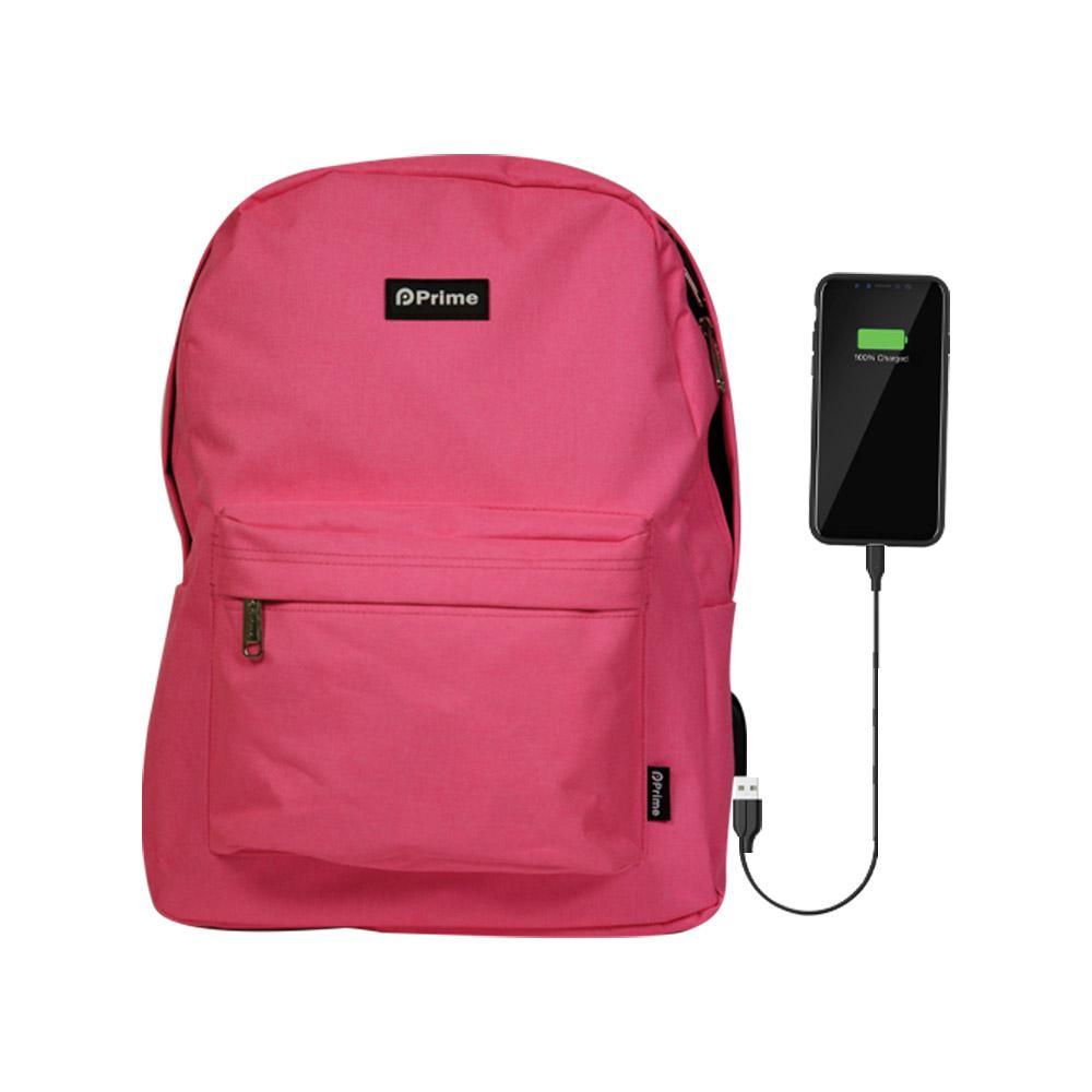 Prime 17 inch BACKPACK WITH USB PORT.
