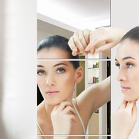 Large Wall Mirror Sticker 1 piece 40 x 40 cm- Square Shape - Karout Online -Karout Online Shopping In lebanon - Karout Express Delivery 