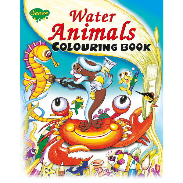 Sawan Water Animals Colouring Book