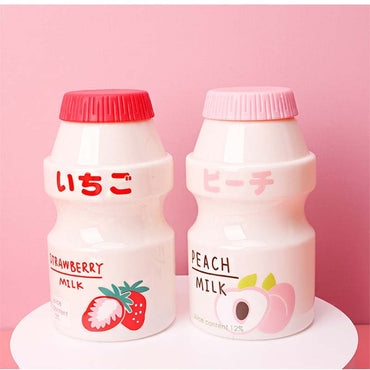 **NET**Summer Water Bottle Creative Fruit Plastic Portable Water Bottles For Kids Girl Anti-Fall Water Cup 480ml / 2216