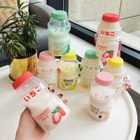 **NET**Summer Water Bottle Creative Fruit Plastic Portable Water Bottles For Kids Girl Anti-Fall Water Cup 480ml / 2216