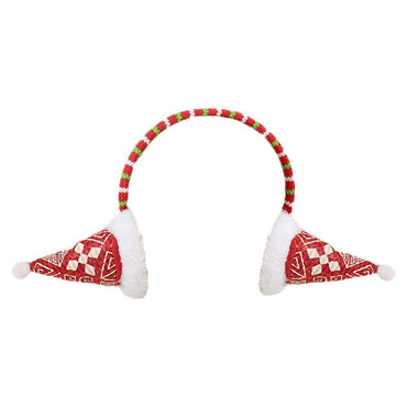Christmas Ear Cover (hat shape) Headband / AB-340 - Karout Online -Karout Online Shopping In lebanon - Karout Express Delivery 